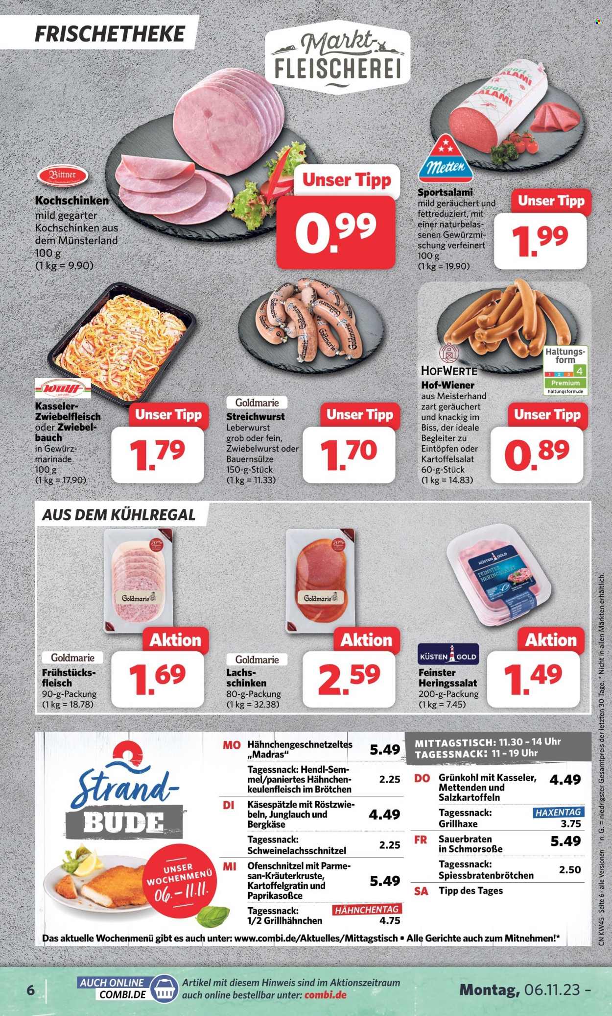 Combi Prospekte  - 6.11.2023 - 11.11.2023. Seite 6