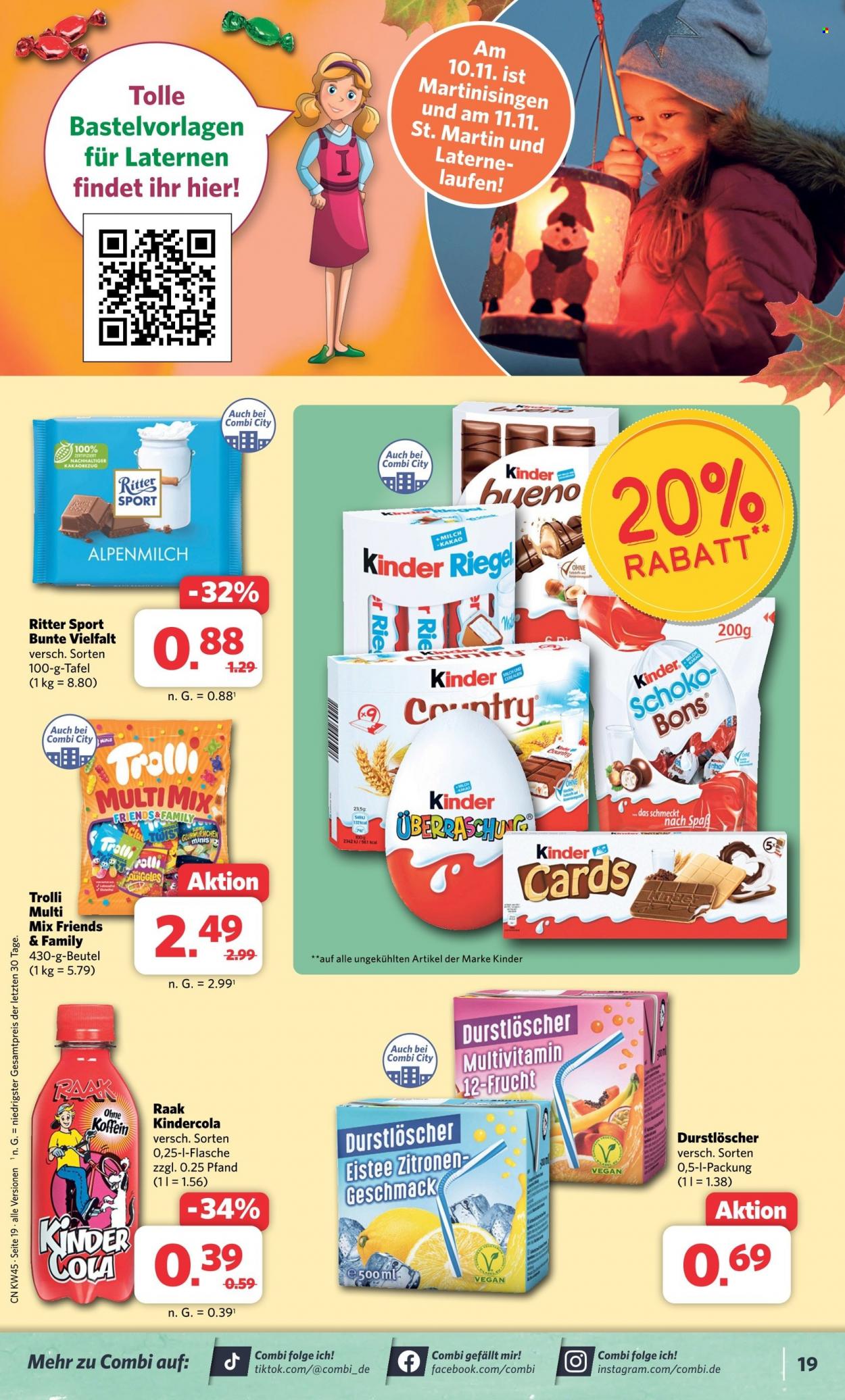 Combi Prospekte  - 6.11.2023 - 11.11.2023. Seite 19