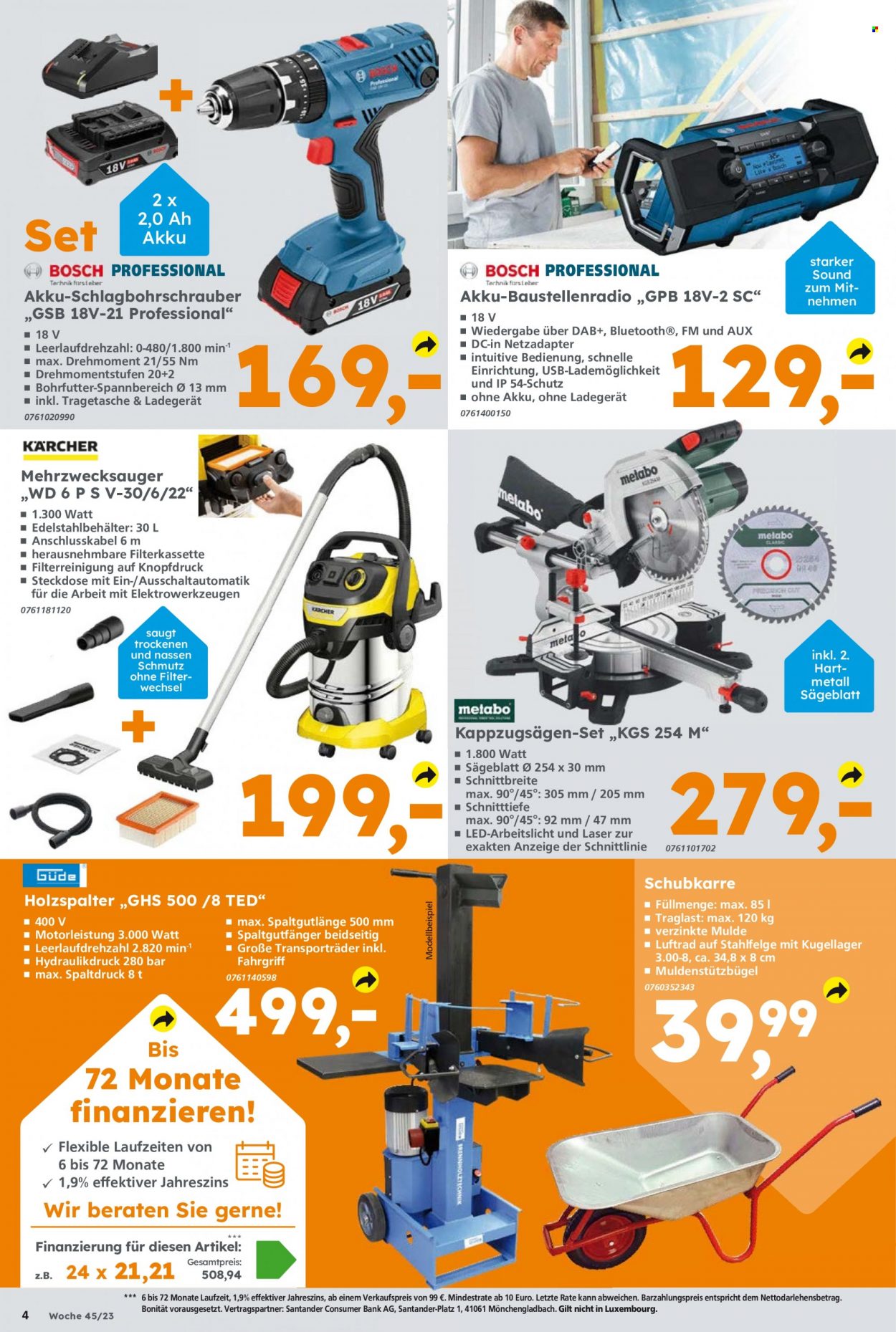Globus Baumarkt Prospekte  - 6.11.2023 - 11.11.2023. Seite 4
