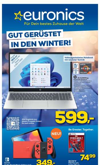Prospekte Euronics - 5.11.2023 - 12.11.2023.