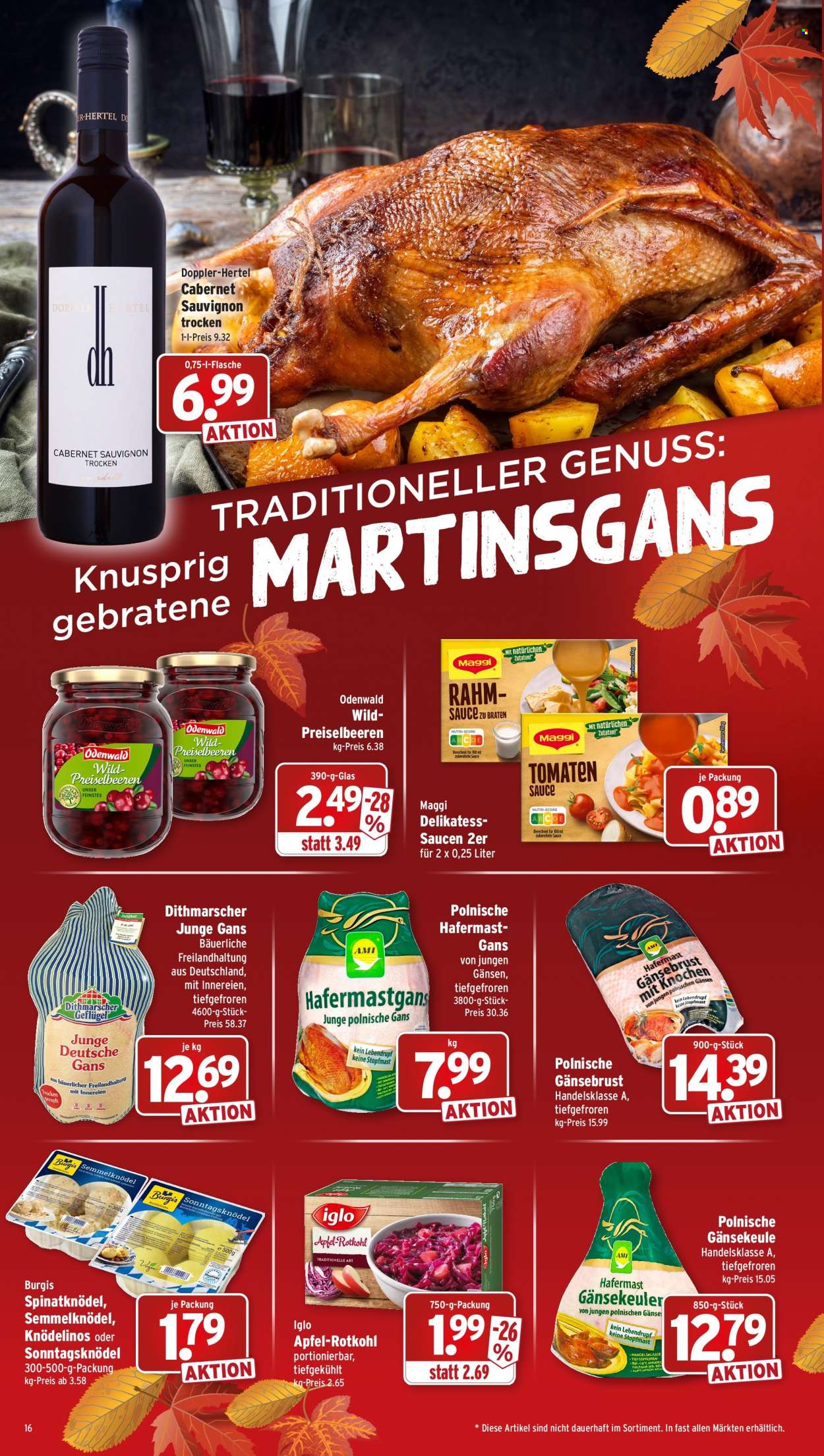 Wasgau Prospekte  - 6.11.2023 - 11.11.2023. Seite 16