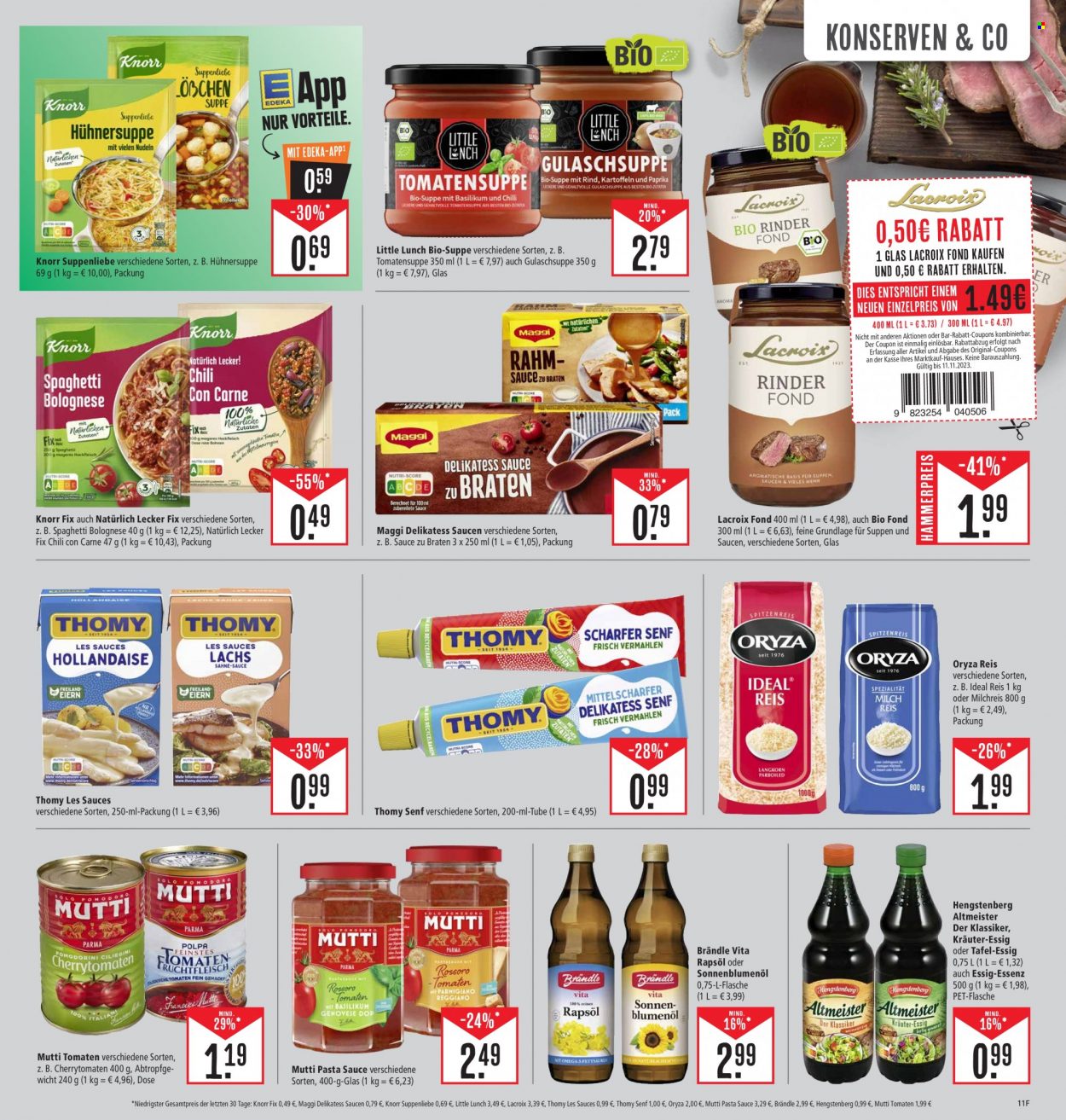 Marktkauf Prospekte  - 6.11.2023 - 11.11.2023. Seite 11