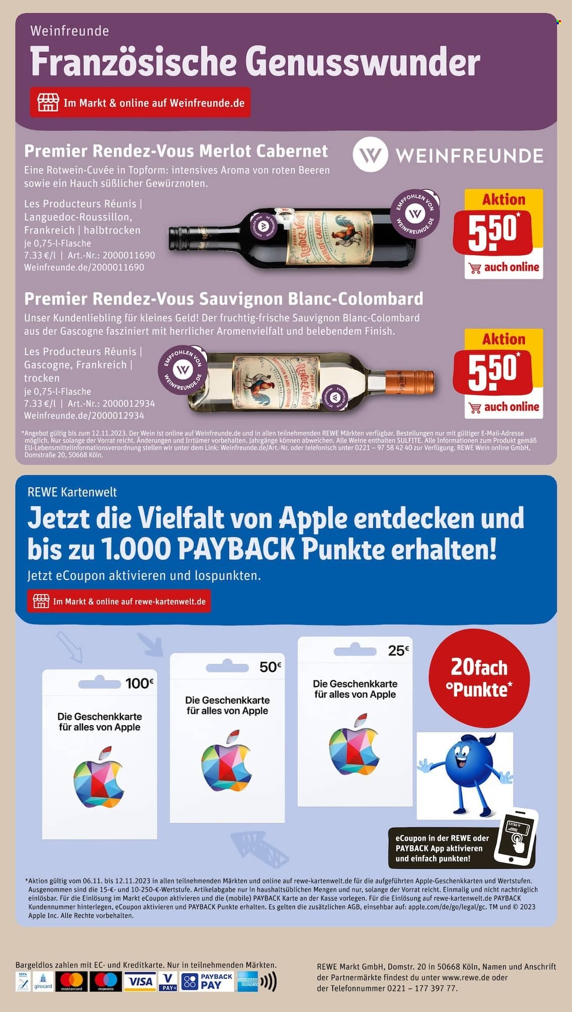 REWE Prospekte  - 6.11.2023 - 11.11.2023. Seite 30