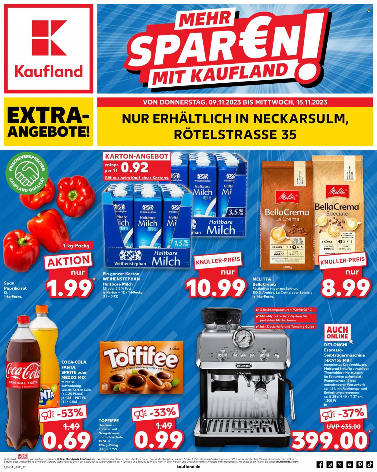 Kaufland Prospekte  - 9.11.2023 - 15.11.2023. Seite 1