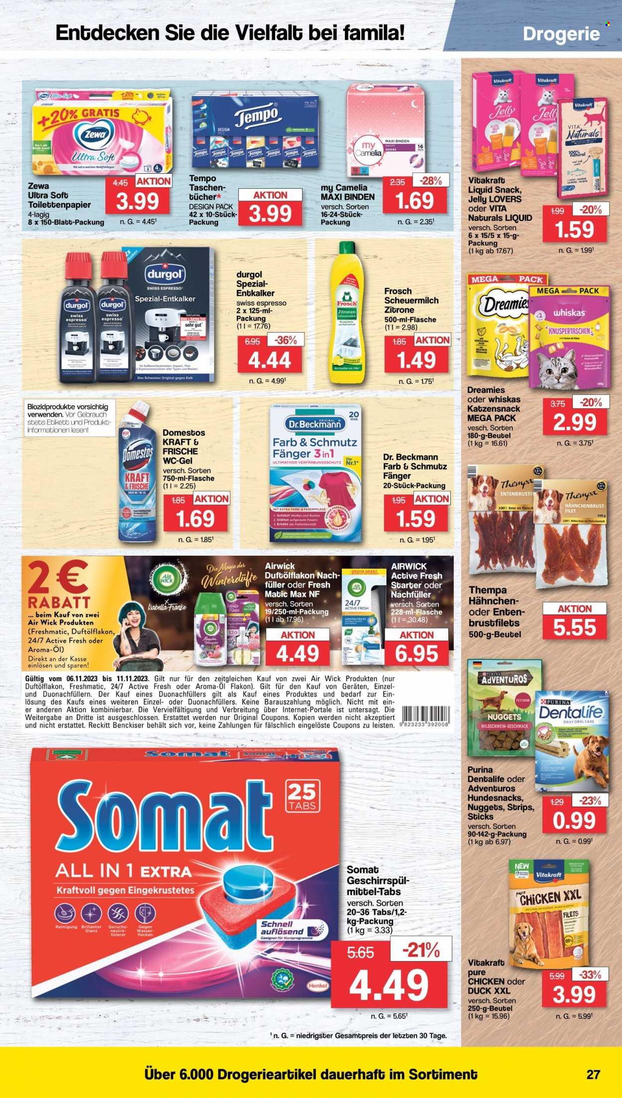 famila Prospekte  - 6.11.2023 - 11.11.2023. Seite 27