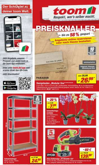 Prospekte toom Baumarkt - 11.11.2023 - 17.11.2023.