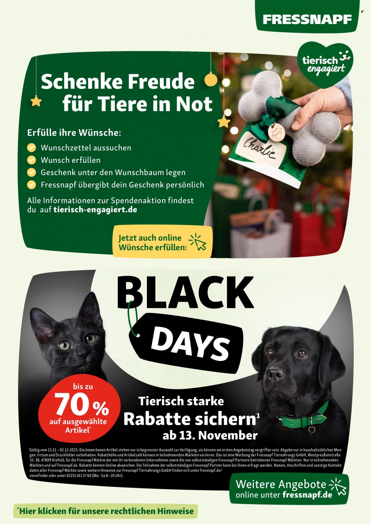 Fressnapf Prospekte  - 6.11.2023 - 11.11.2023. Seite 25