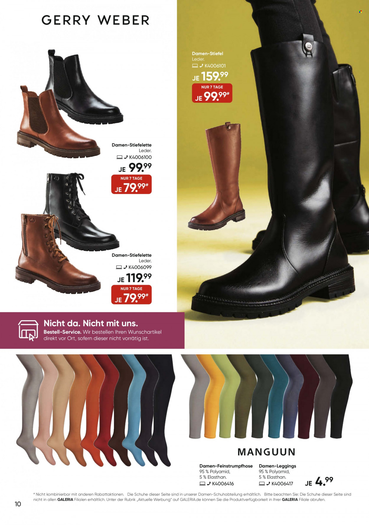 GALERIA Karstadt Kaufhof Prospekte  - 8.11.2023 - 14.11.2023. Seite 10