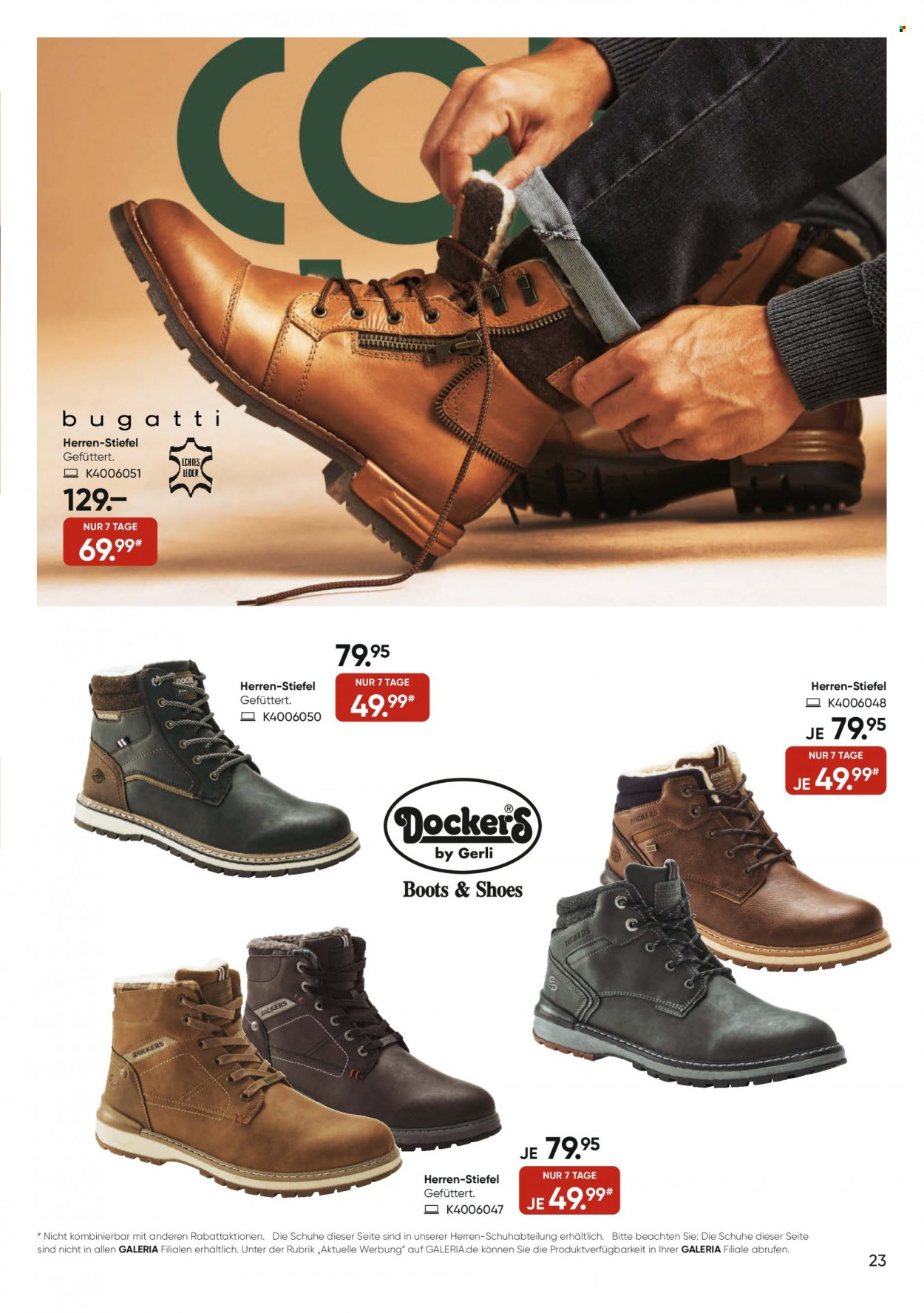 GALERIA Karstadt Kaufhof Prospekte  - 8.11.2023 - 14.11.2023. Seite 23