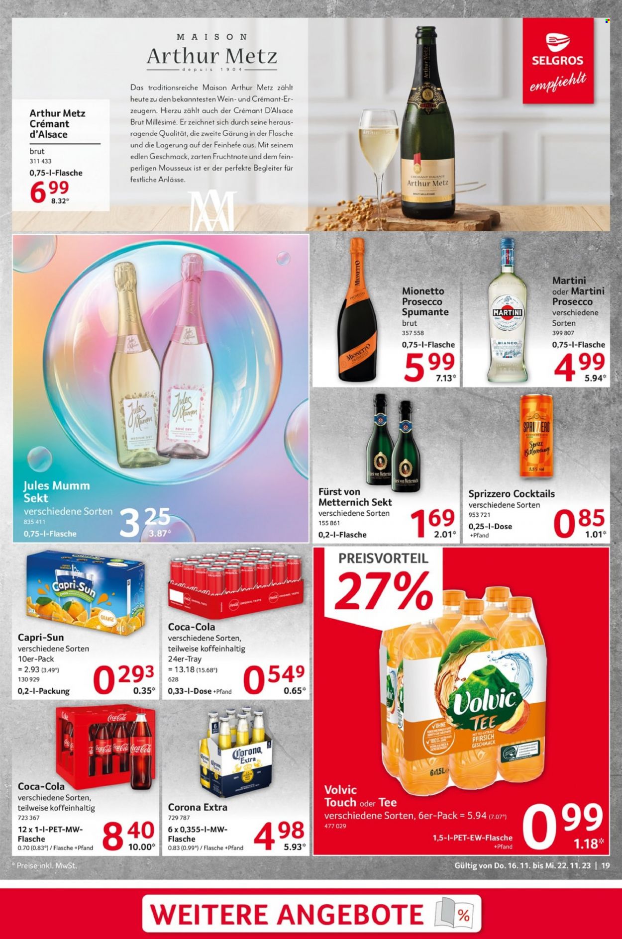 Selgros Prospekte  - 16.11.2023 - 22.11.2023. Seite 19