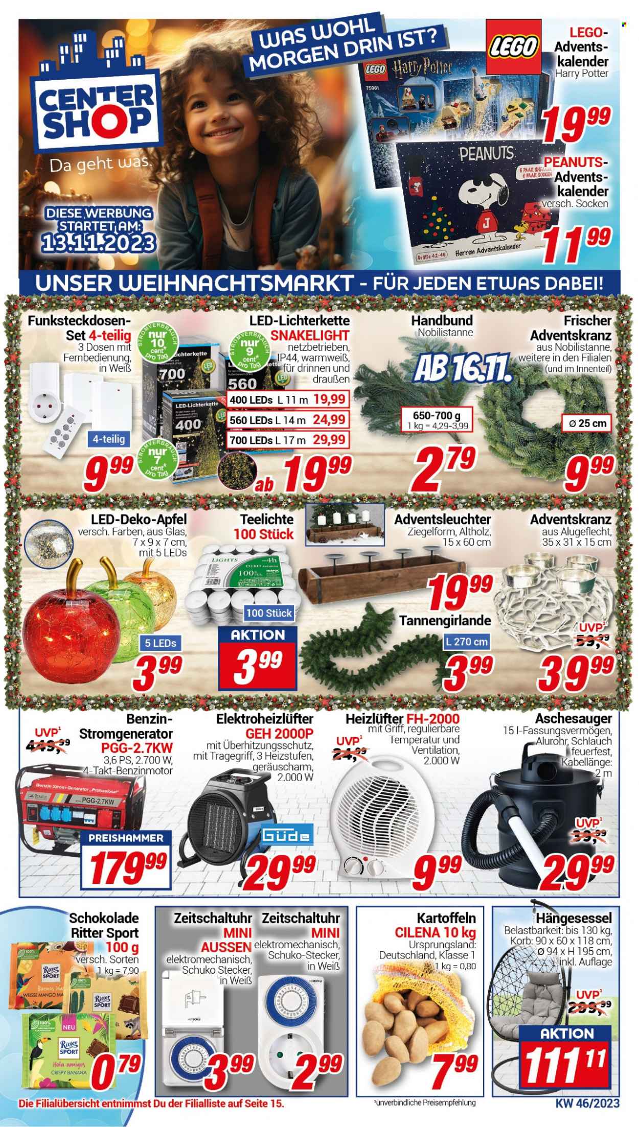 CENTERSHOP Prospekte  - 13.11.2023 - 18.11.2023. Seite 1