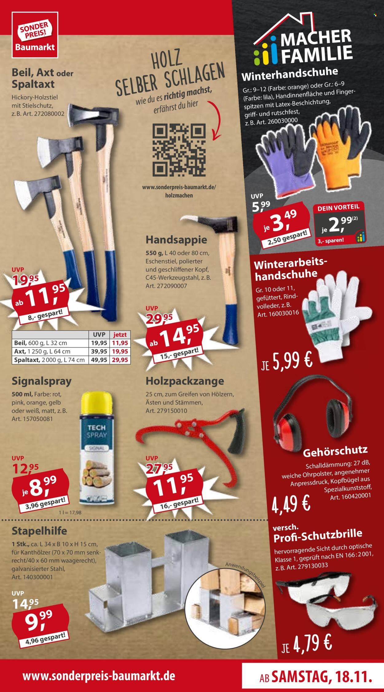 Sonderpreis-Baumarkt Prospekte  - 18.11.2023 - 24.11.2023. Seite 9