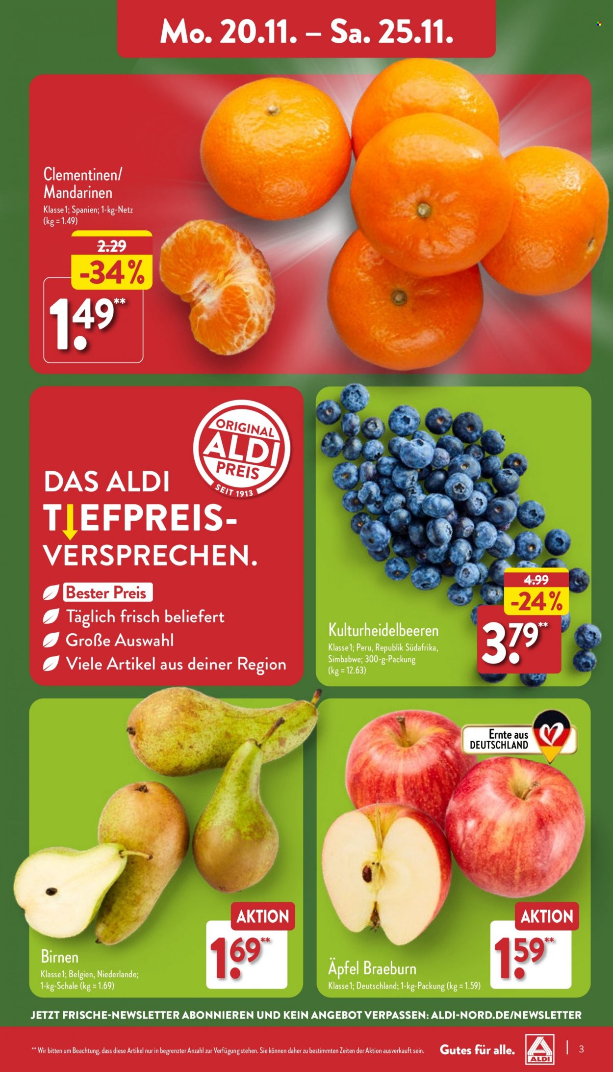 ALDI Nord Prospekte  - 20.11.2023 - 25.11.2023. Seite 3