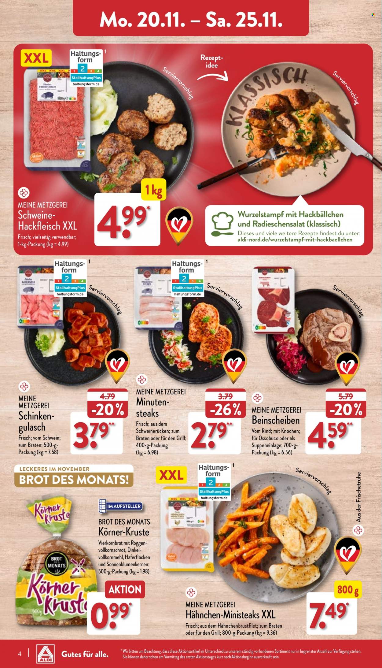 ALDI Nord Prospekte  - 20.11.2023 - 25.11.2023. Seite 4