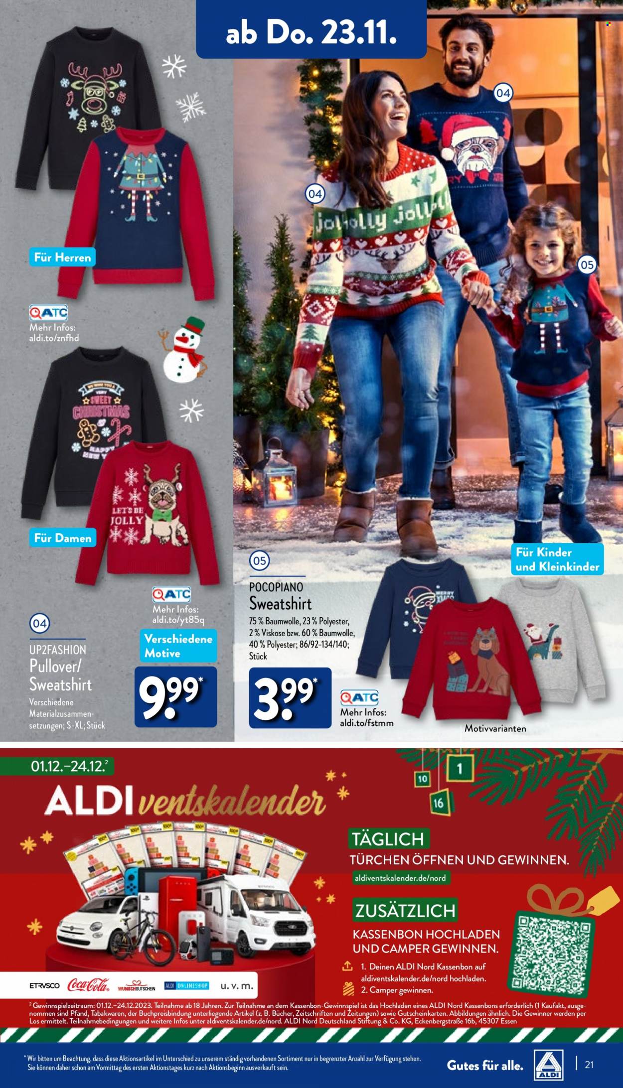 ALDI Nord Prospekte  - 20.11.2023 - 25.11.2023. Seite 21