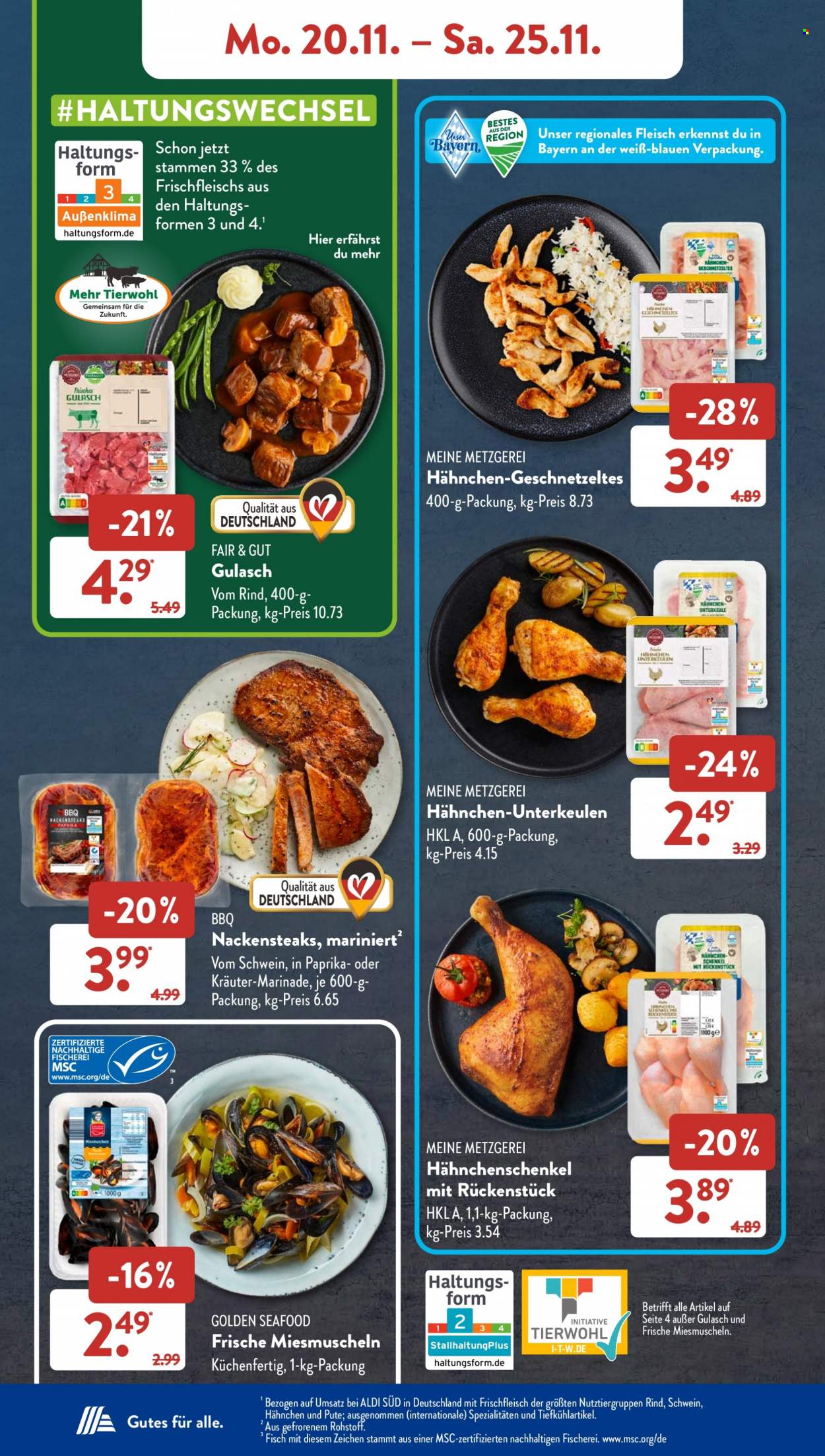 ALDI SÜD Prospekte  - 20.11.2023 - 25.11.2023. Seite 6