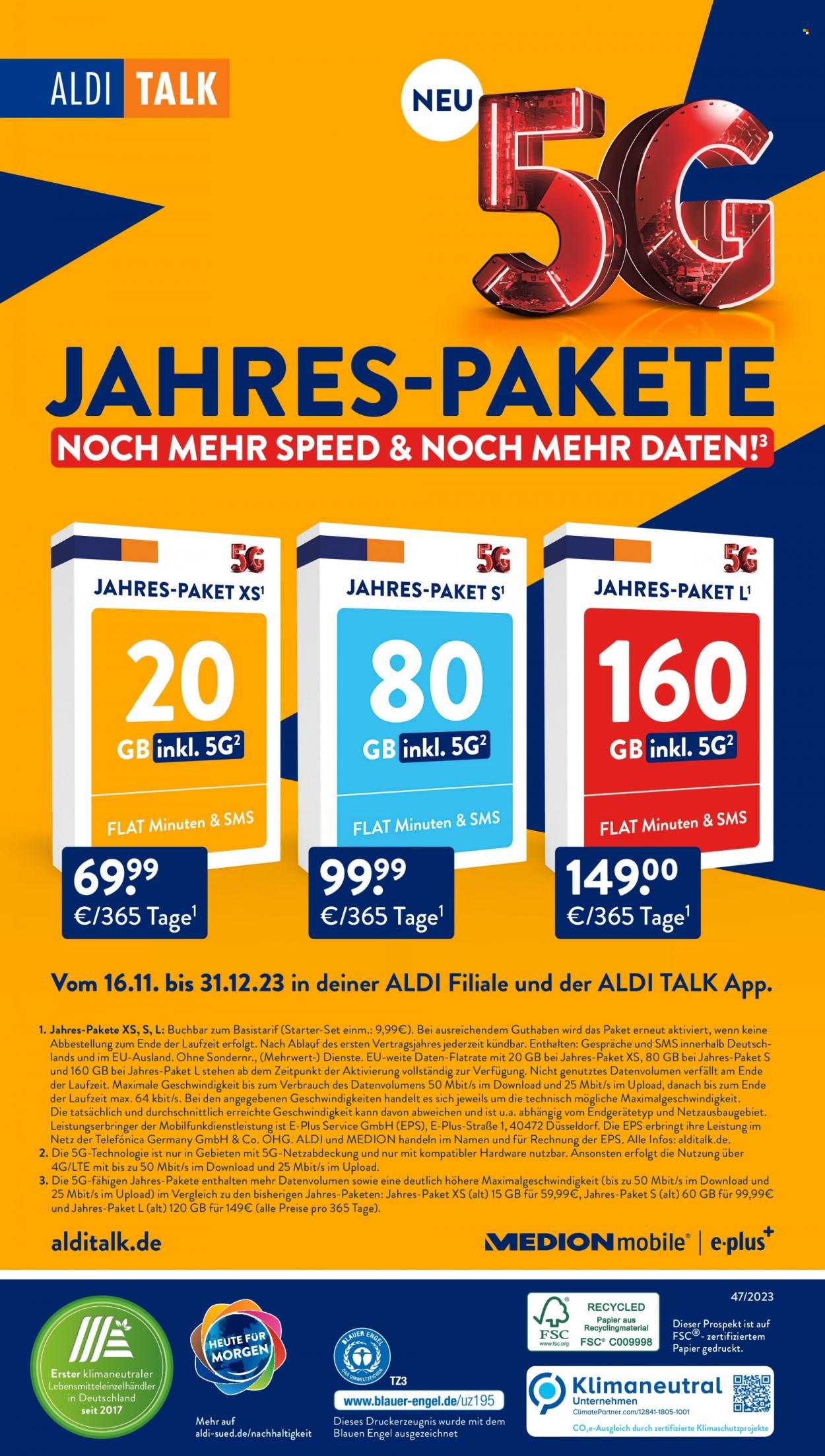 ALDI SÜD Prospekte  - 20.11.2023 - 25.11.2023. Seite 54