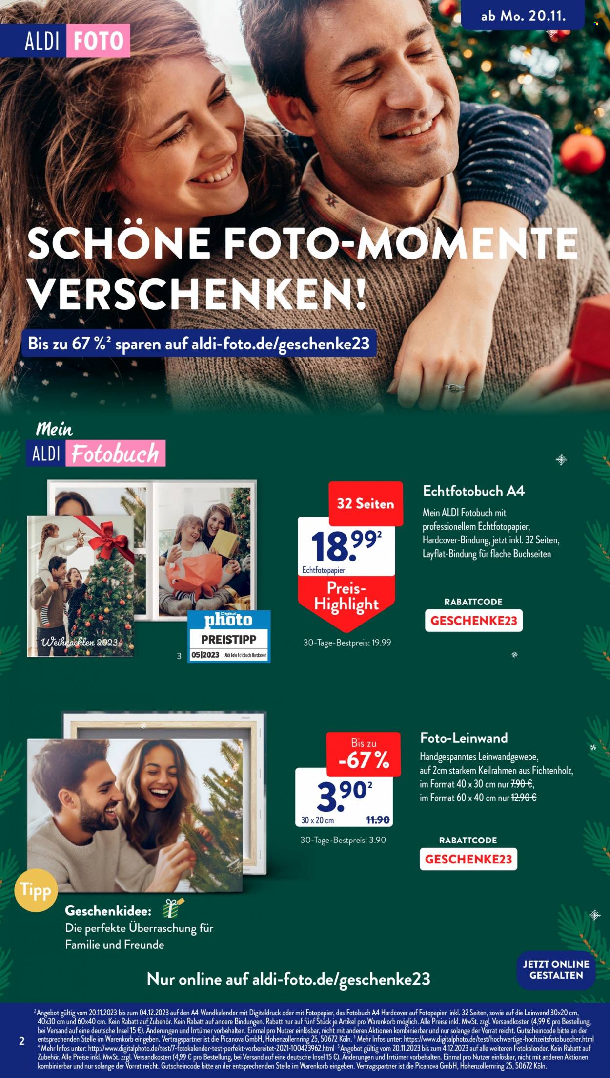 ALDI SÜD Prospekte  - 20.11.2023 - 4.12.2023. Seite 2