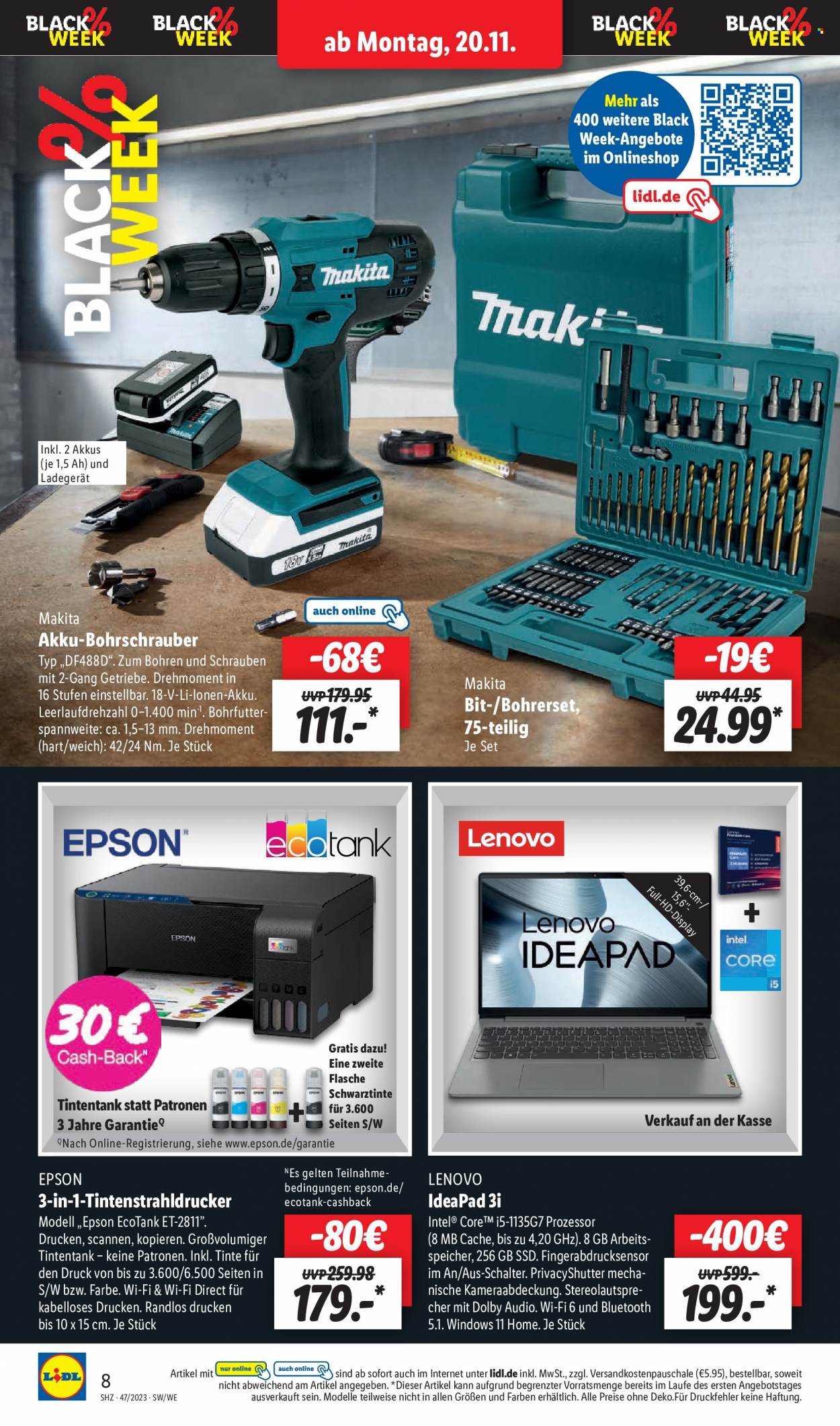 Lidl Prospekte  - 20.11.2023 - 25.11.2023. Seite 8