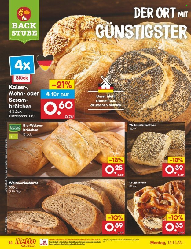 Netto Marken-Discount Prospekte  - 13.11.2023 - 18.11.2023. Seite 16