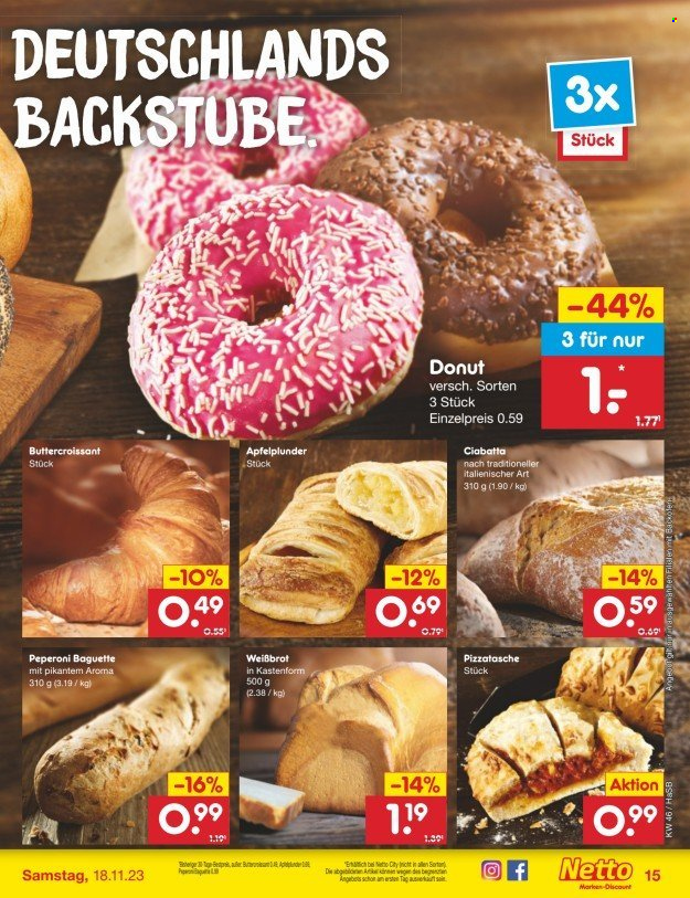 Netto Marken-Discount Prospekte  - 13.11.2023 - 18.11.2023. Seite 17