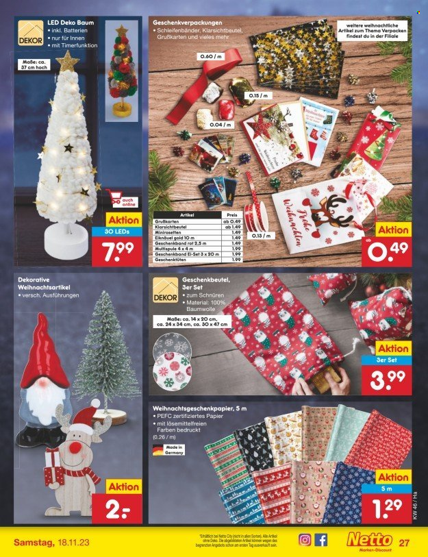 Netto Marken-Discount Prospekte  - 13.11.2023 - 18.11.2023. Seite 31
