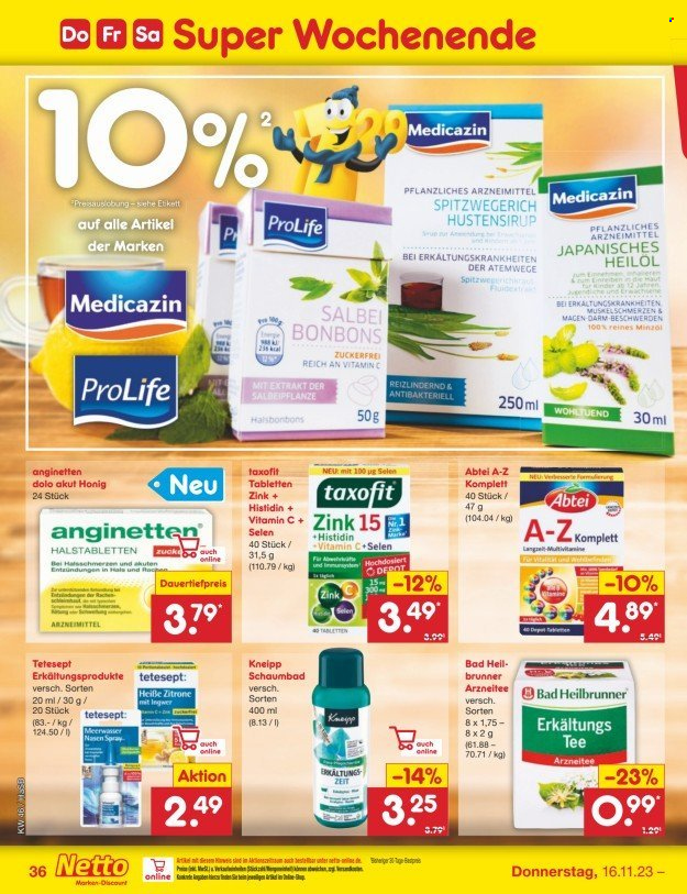 Netto Marken-Discount Prospekte  - 13.11.2023 - 18.11.2023. Seite 40