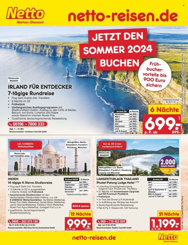 Netto Marken-Discount Prospekte  - 13.11.2023 - 18.11.2023. Seite 45