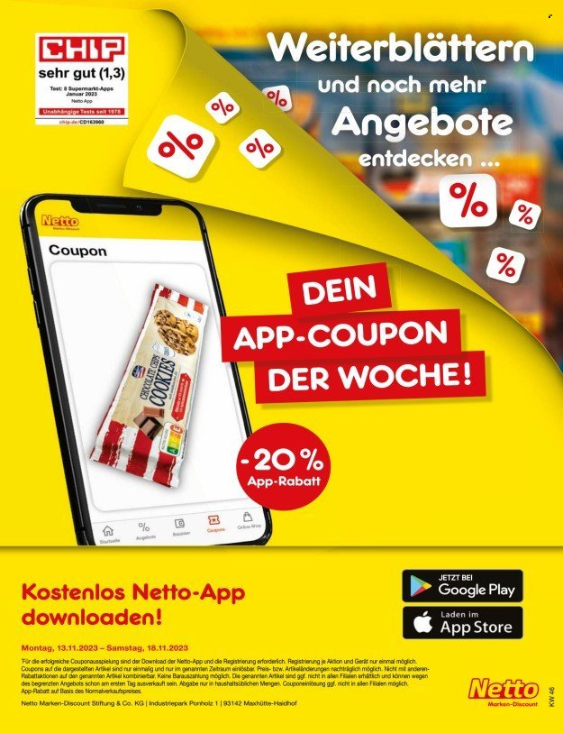 Netto Marken-Discount Prospekte  - 13.11.2023 - 18.11.2023. Seite 49