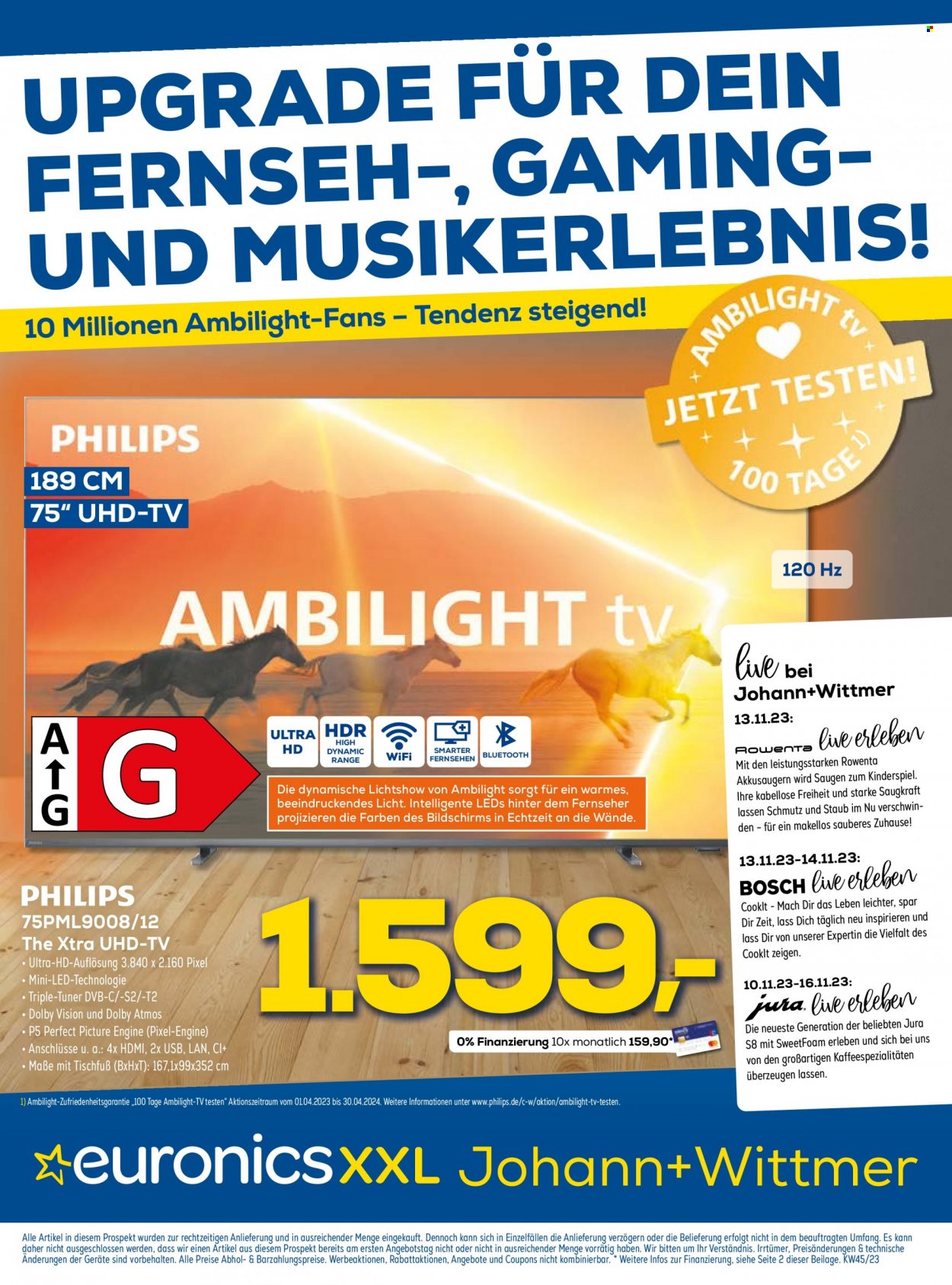 Euronics Prospekte  - 12.11.2023 - 19.11.2023. Seite 1