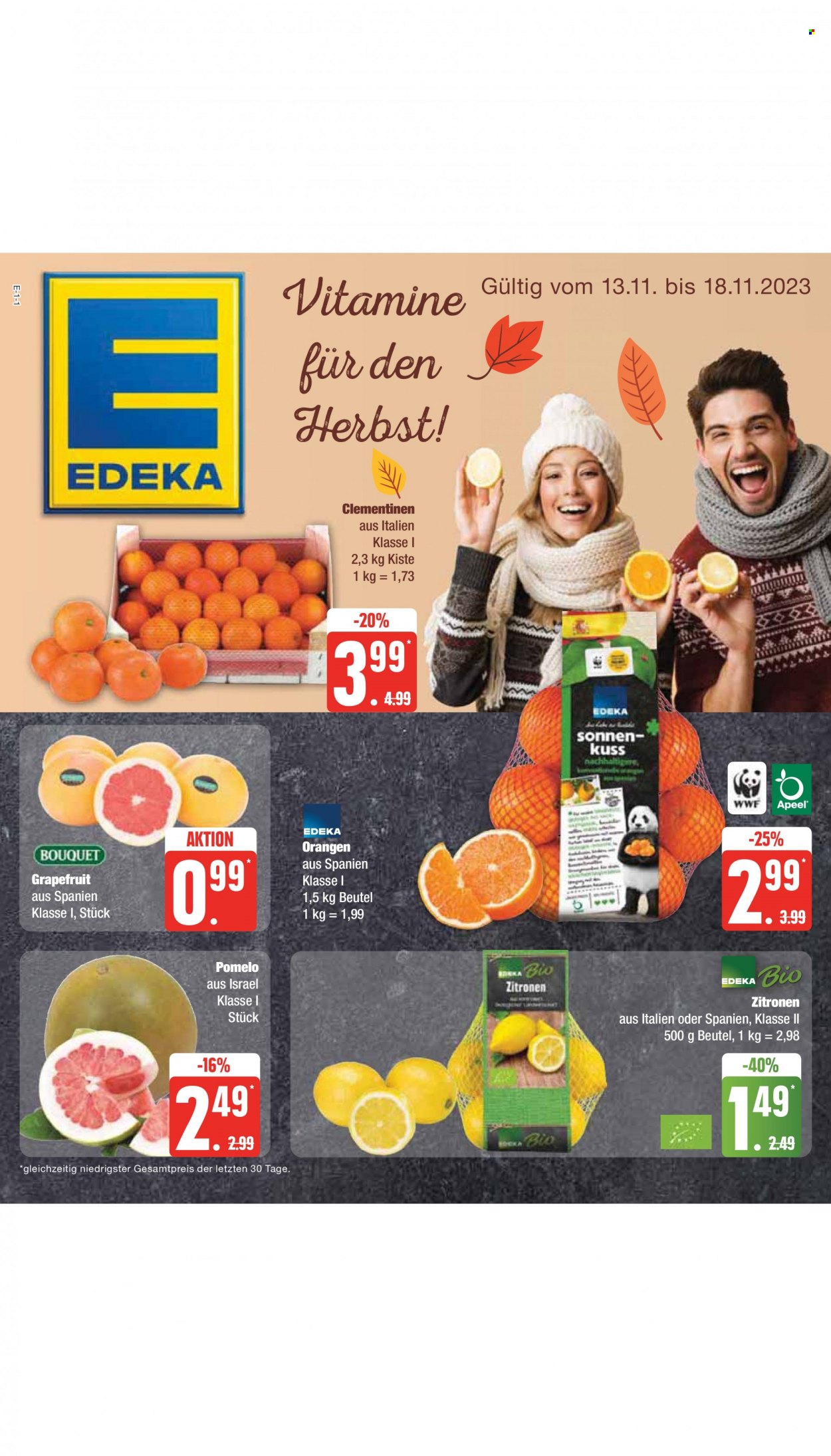 Edeka Prospekte  - 13.11.2023 - 18.11.2023. Seite 5