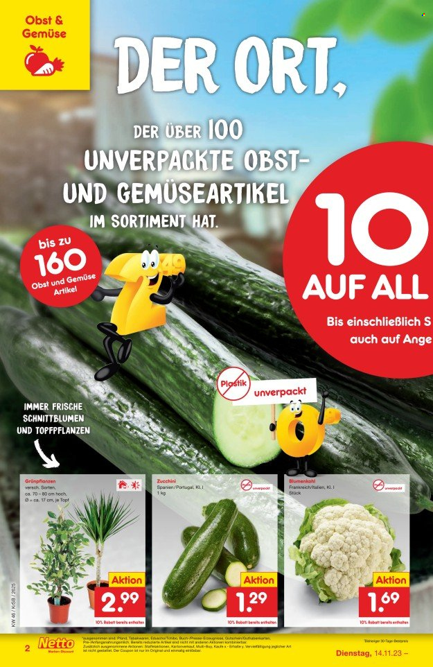 Netto Marken-Discount Prospekte  - 14.11.2023 - 18.11.2023. Seite 2