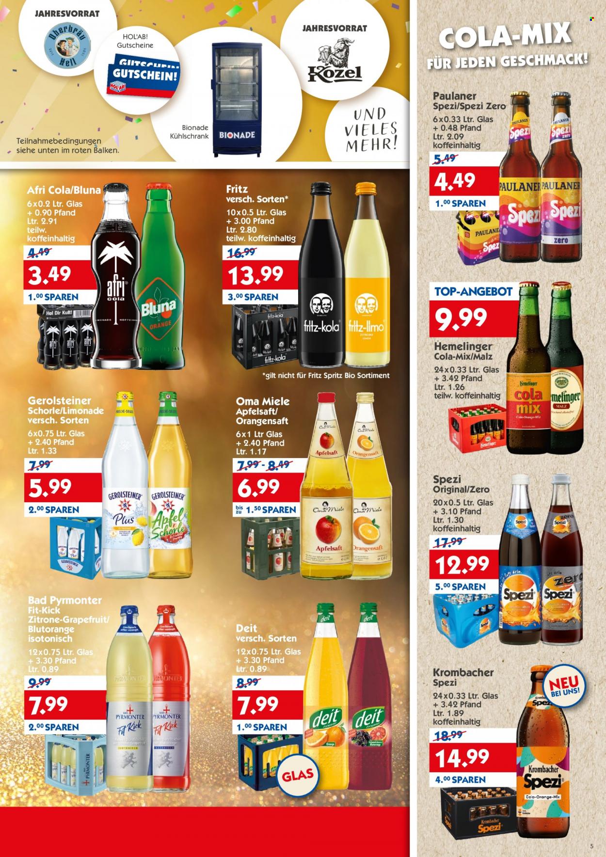 Hol'ab! Getränkemarkt Prospekte  - 13.11.2023 - 18.11.2023. Seite 5
