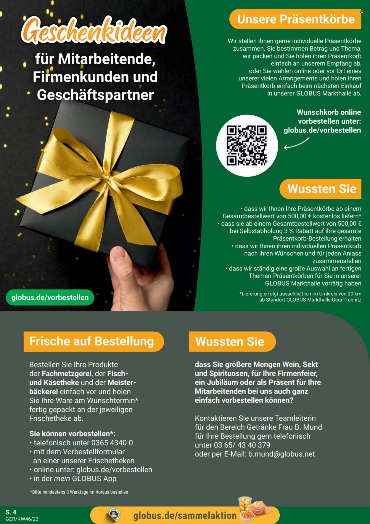 Globus Prospekte  - 13.11.2023 - 18.11.2023. Seite 4