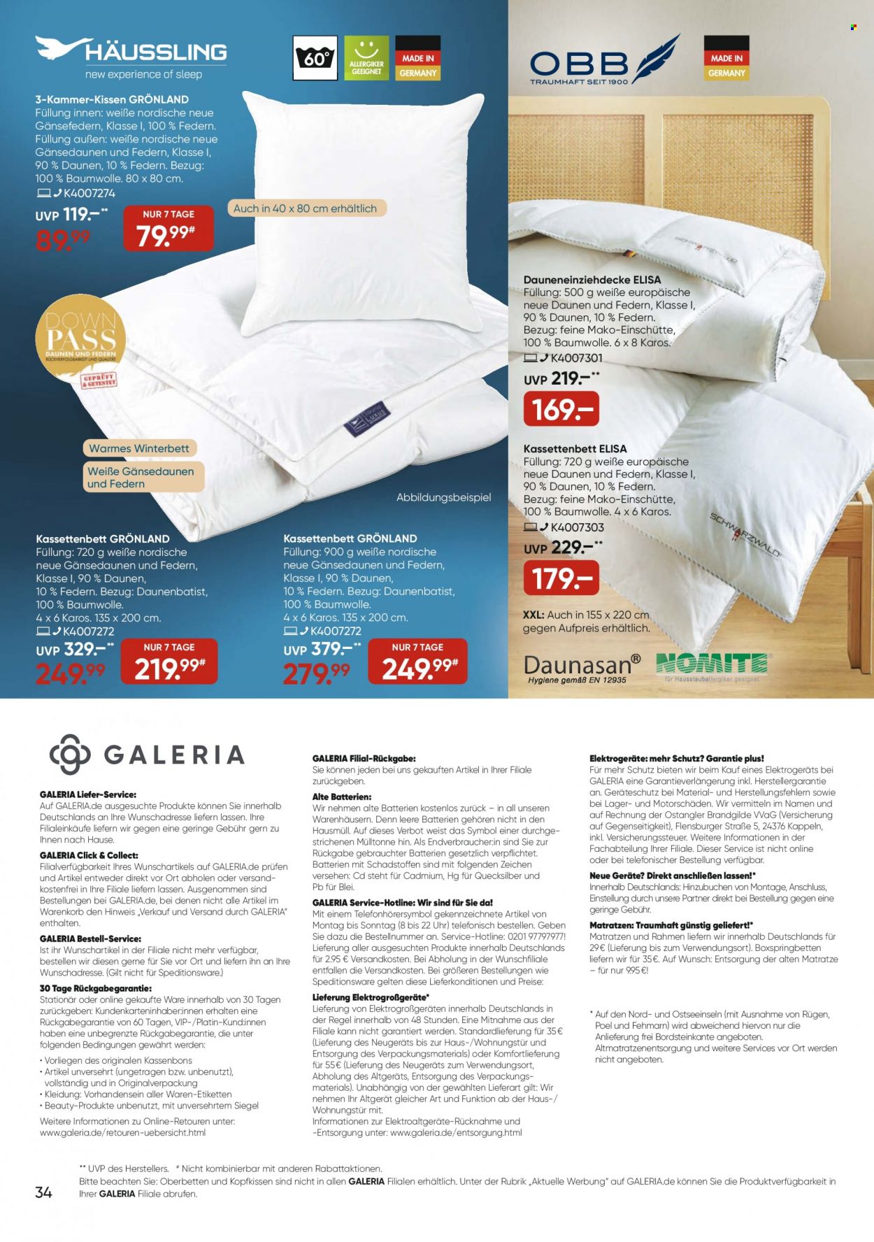 GALERIA Karstadt Kaufhof Prospekte  - 15.11.2023 - 21.11.2023. Seite 34