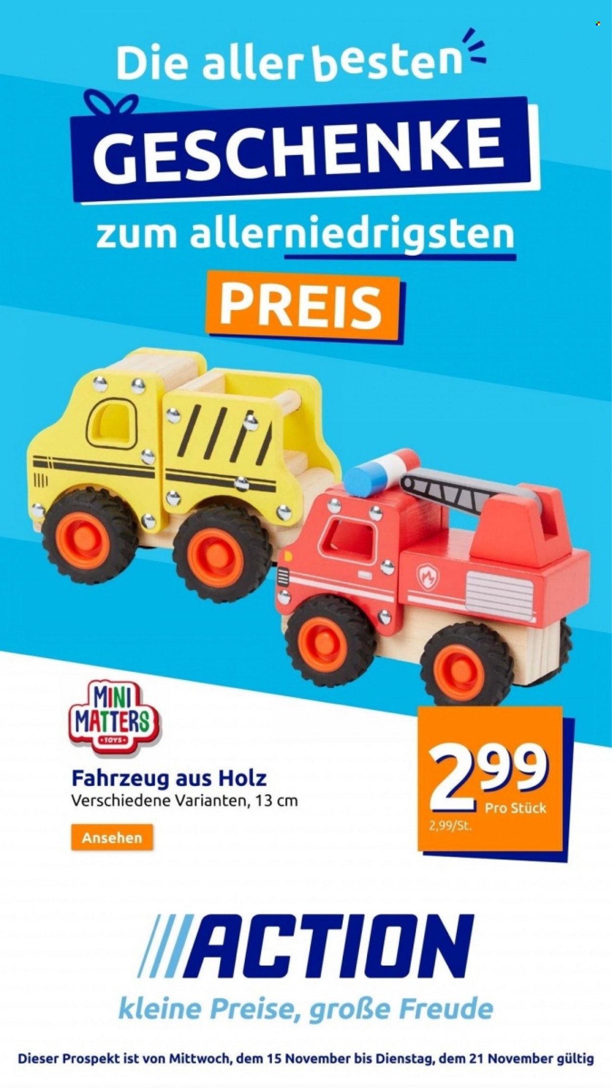 Action Prospekte  - 15.11.2023 - 21.11.2023. Seite 1