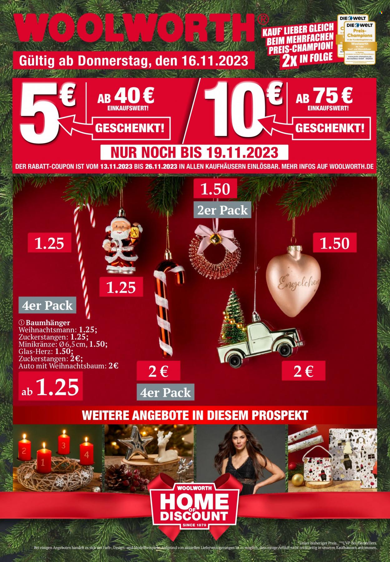 Woolworth Prospekte  - 16.11.2023 - 23.11.2023. Seite 1