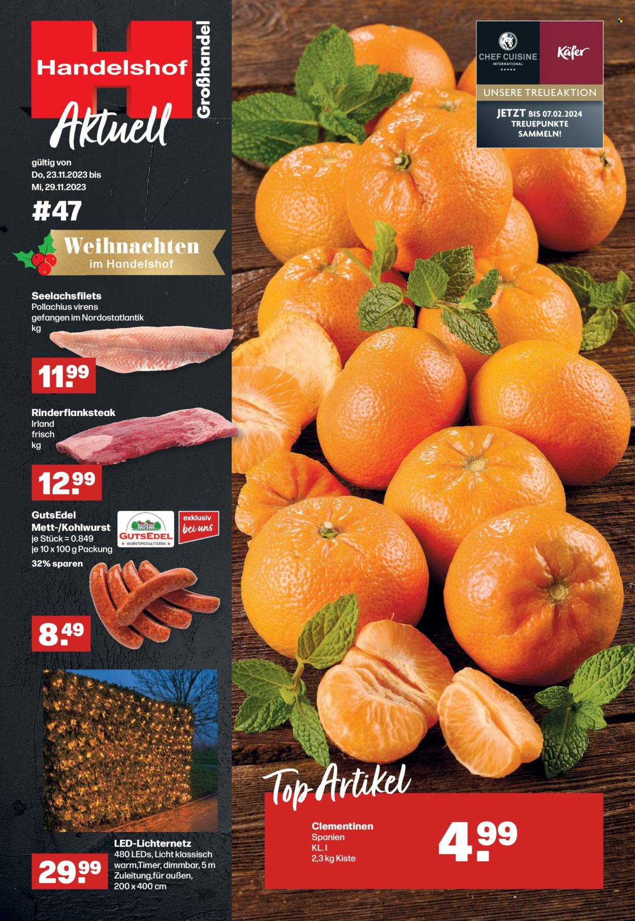 Handelshof Prospekte  - 23.11.2023 - 29.11.2023. Seite 1