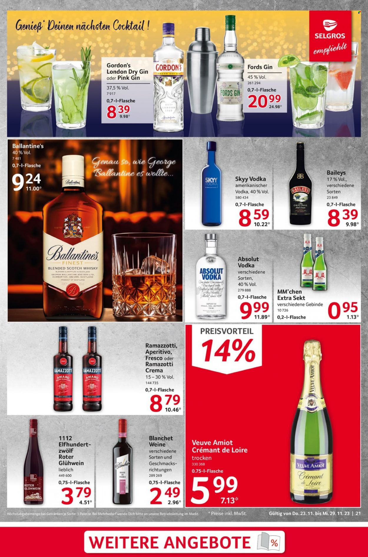 Selgros Prospekte  - 23.11.2023 - 29.11.2023. Seite 21