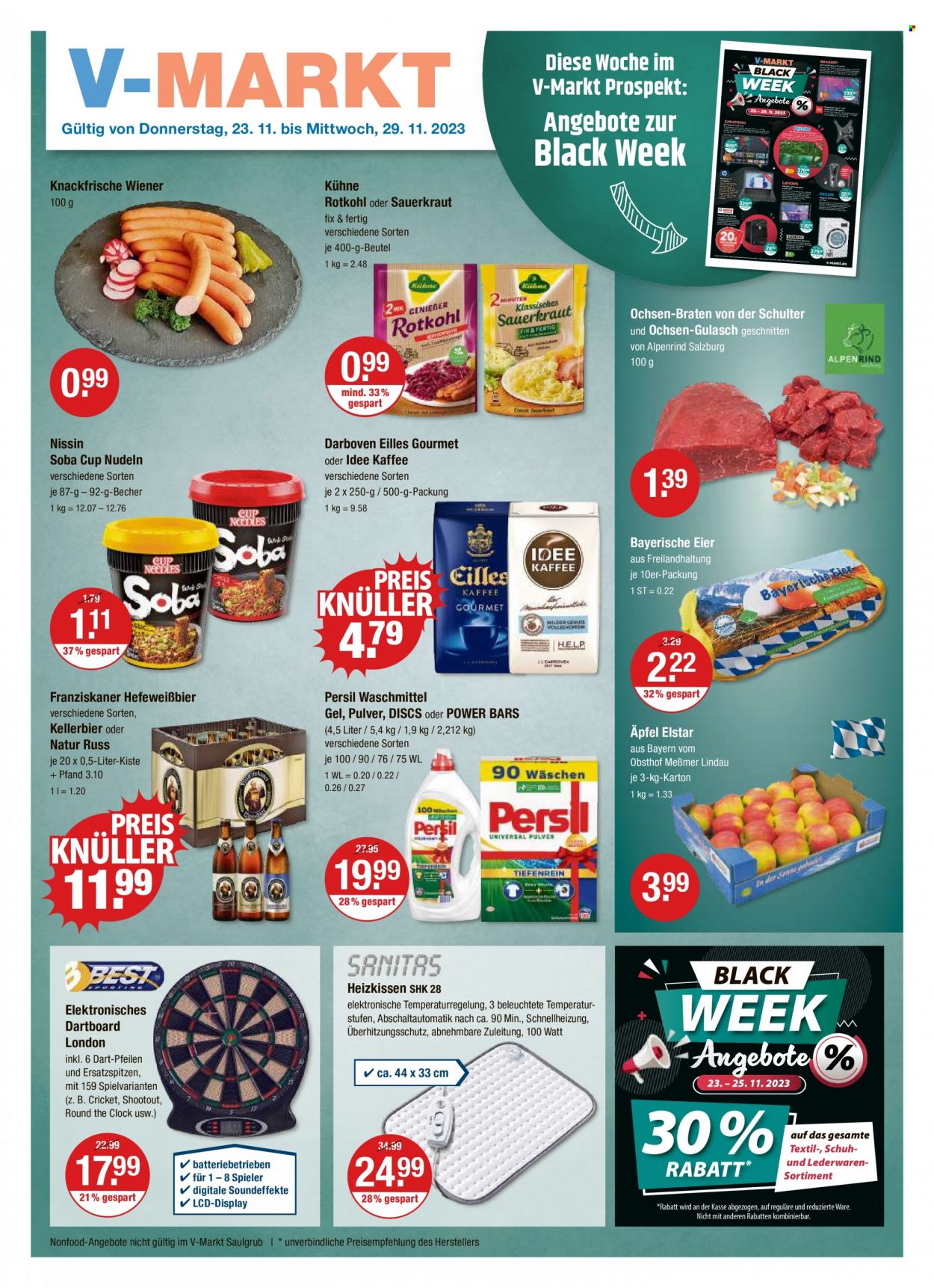 V-Markt Prospekte  - 23.11.2023 - 29.11.2023. Seite 1