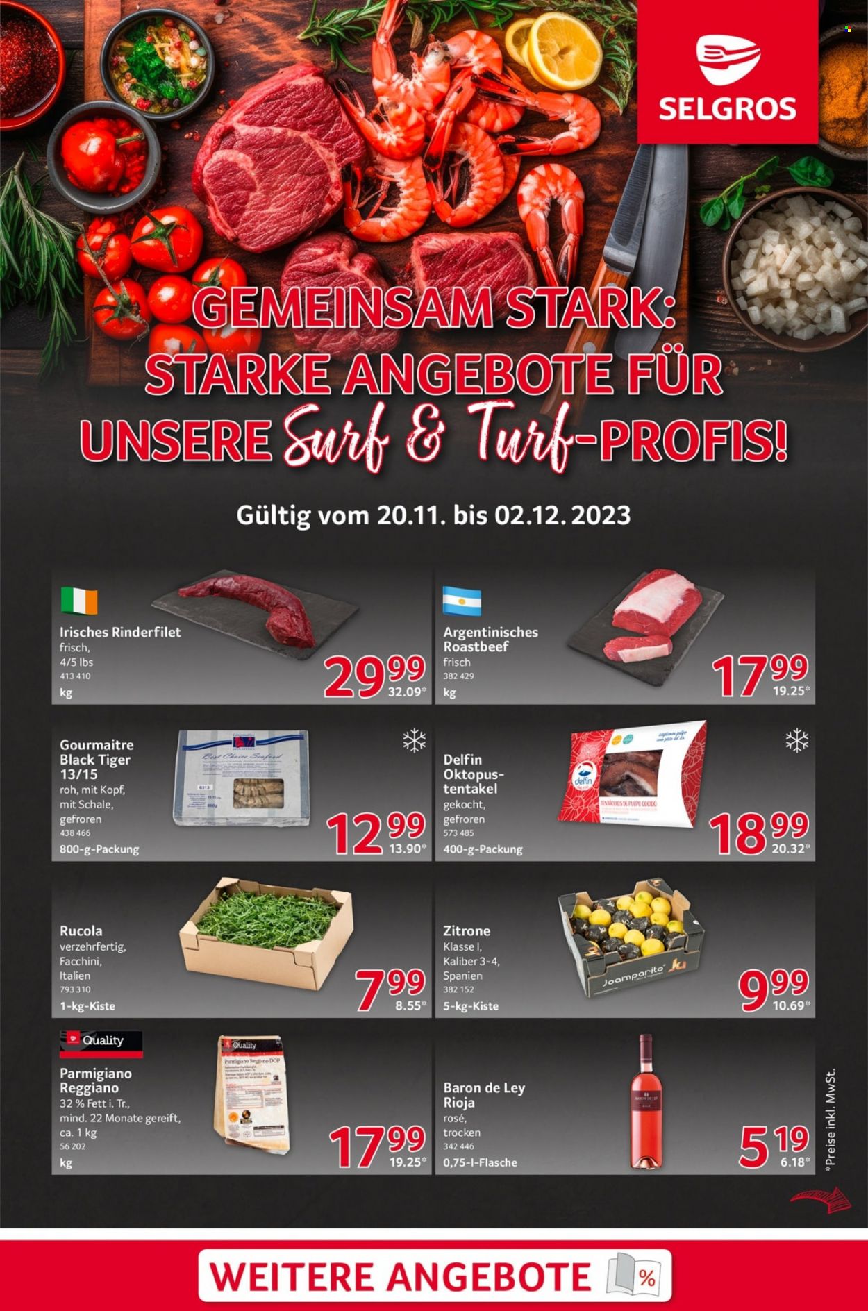 Selgros Prospekte  - 20.11.2023 - 2.12.2023. Seite 1