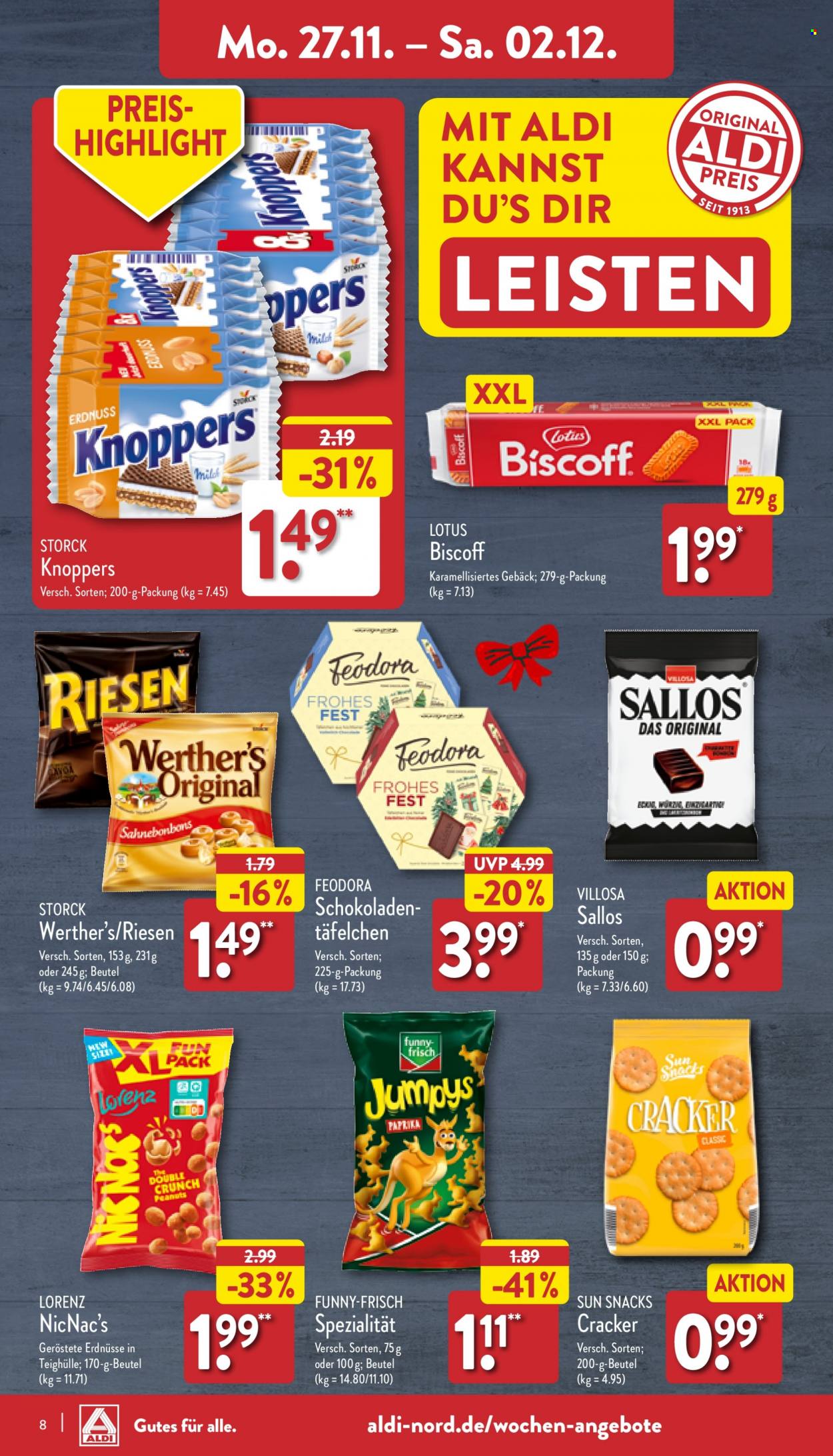 ALDI Nord Prospekte  - 27.11.2023 - 2.12.2023. Seite 8