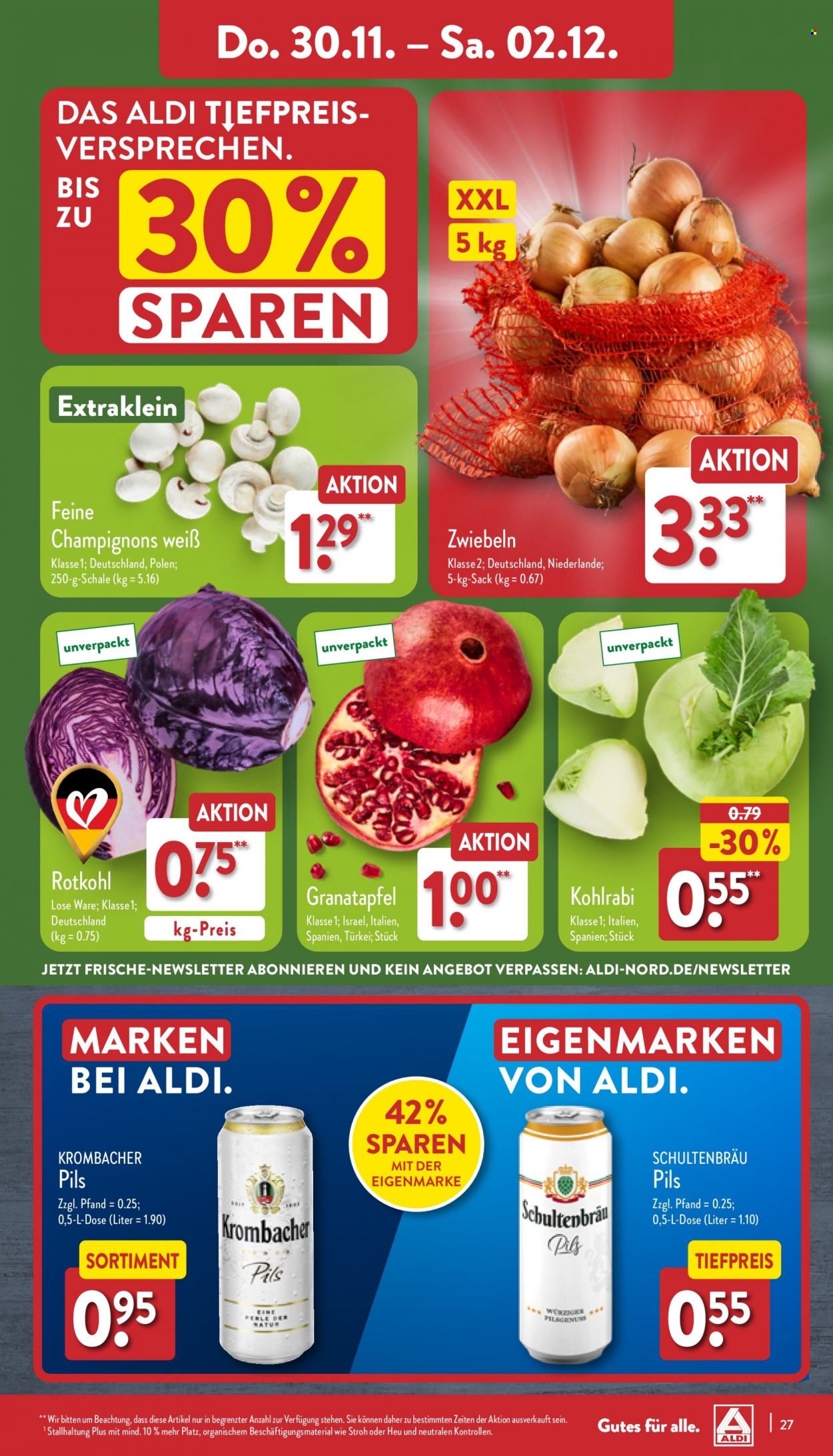 ALDI Nord Prospekte  - 27.11.2023 - 2.12.2023. Seite 27