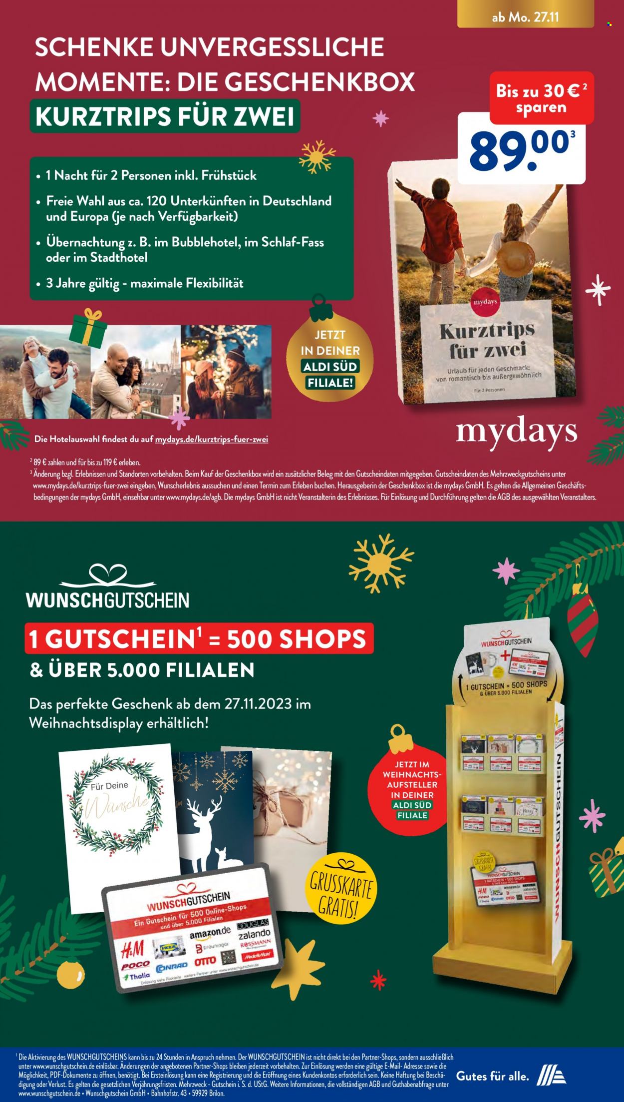 ALDI SÜD Prospekte  - 27.11.2023 - 2.12.2023. Seite 19