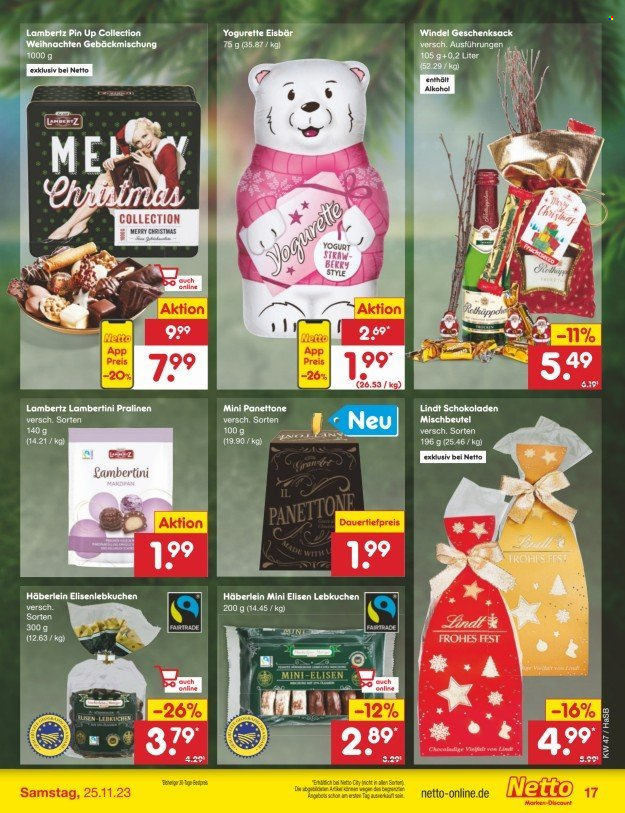 Netto Marken-Discount Prospekte  - 20.11.2023 - 25.11.2023. Seite 17