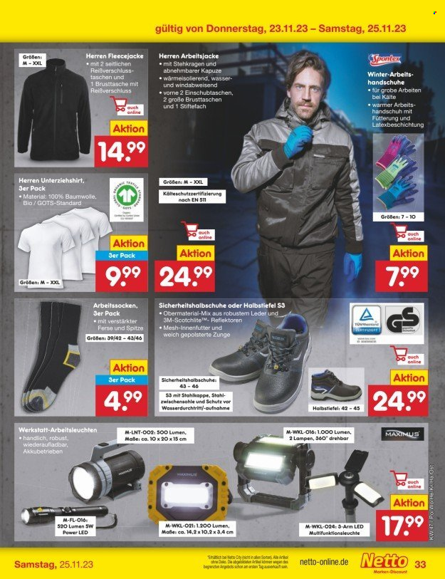 Netto Marken-Discount Prospekte  - 20.11.2023 - 25.11.2023. Seite 35