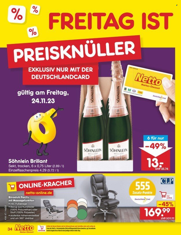 Netto Marken-Discount Prospekte  - 20.11.2023 - 25.11.2023. Seite 36