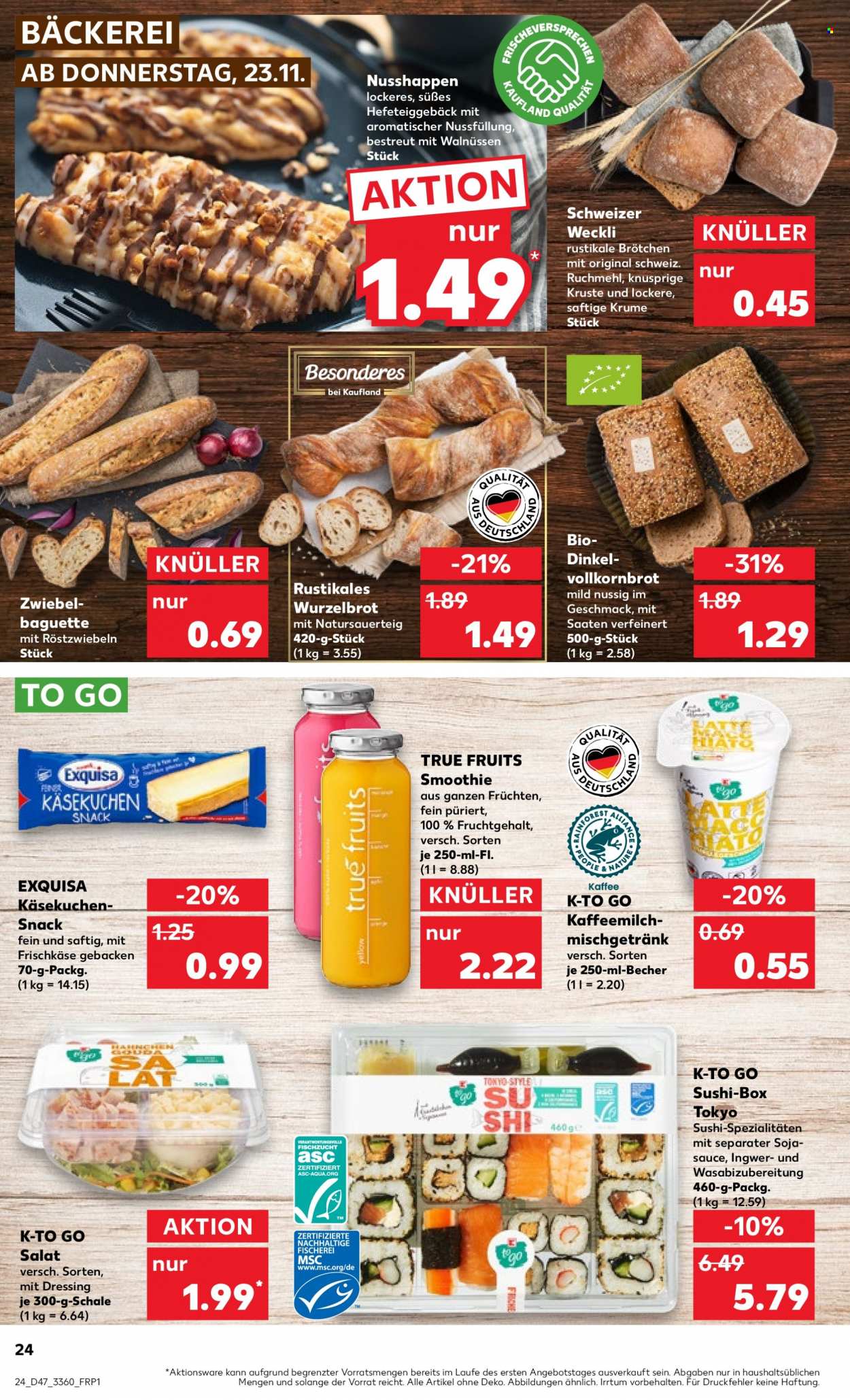 Kaufland Prospekte  - 23.11.2023 - 29.11.2023. Seite 24