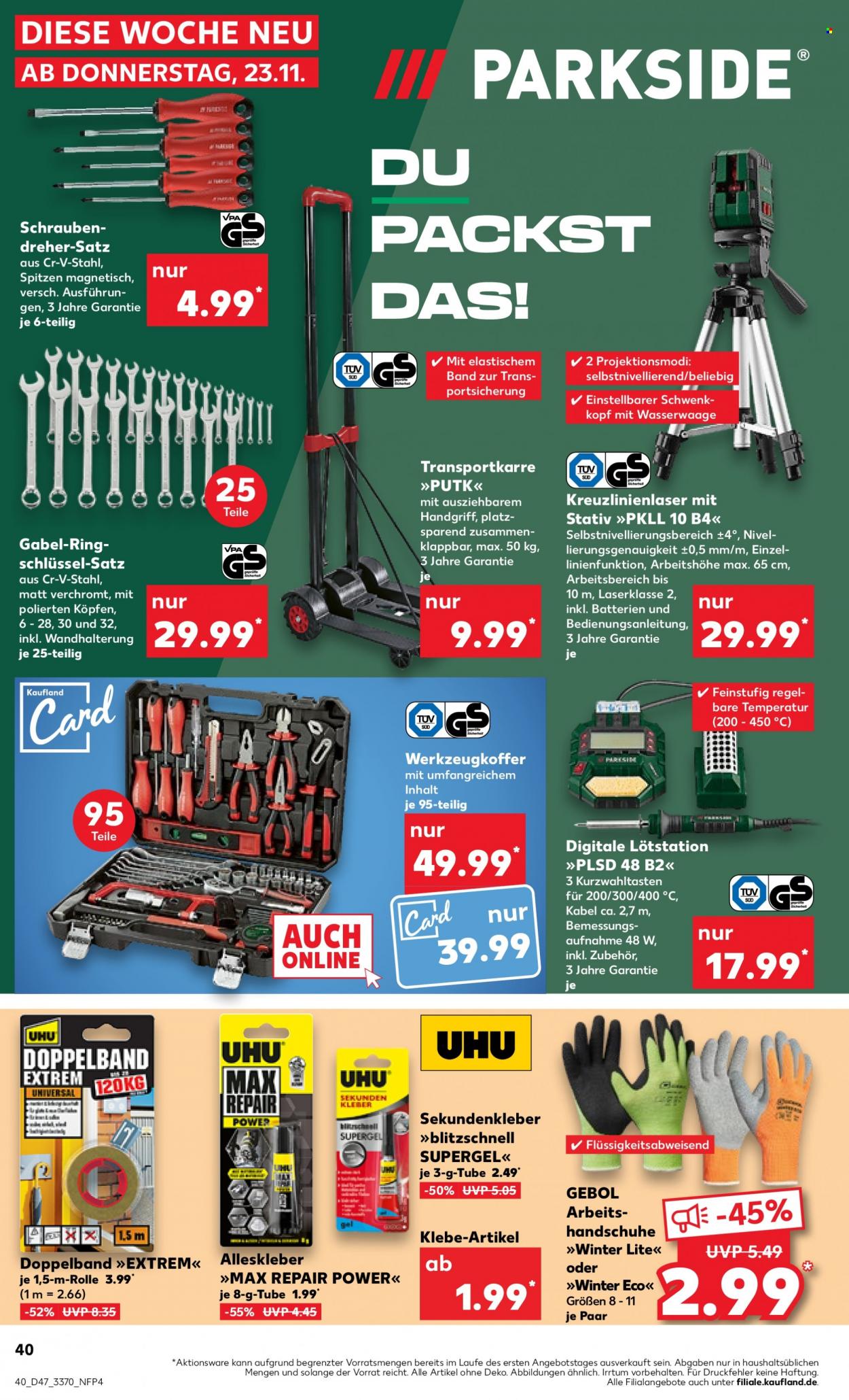 Kaufland Prospekte  - 23.11.2023 - 29.11.2023. Seite 40