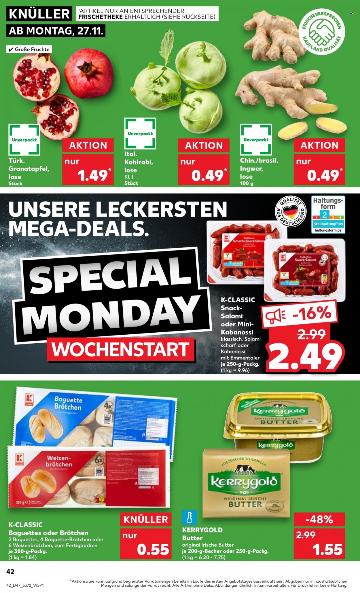Kaufland Prospekte  - 23.11.2023 - 29.11.2023. Seite 42
